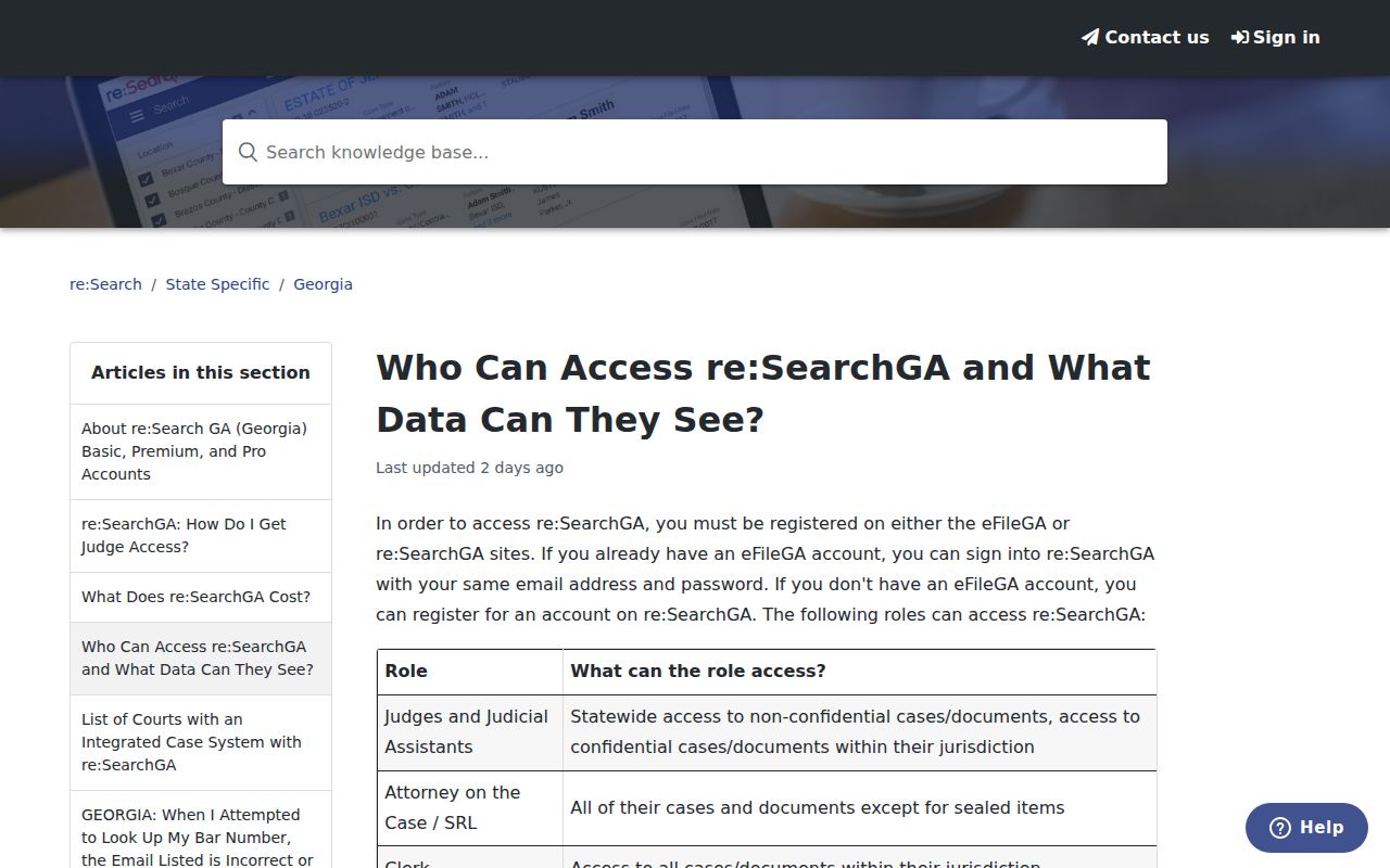 Stephens County docket search reSearchGA access limits