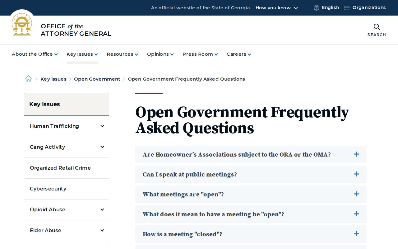 Stephens County court records Georgia Open Government fee guidance